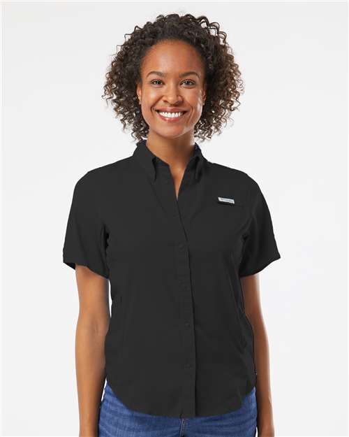 Black Women's PFG Tamiami™ II Short Sleeve Shirt - 212466
