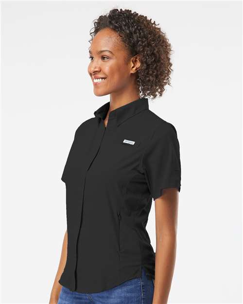 Black Women's PFG Tamiami™ II Short Sleeve Shirt - 212466