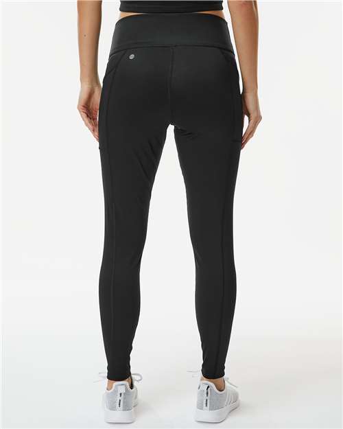 Black Women's Pocket Leggings - A1000