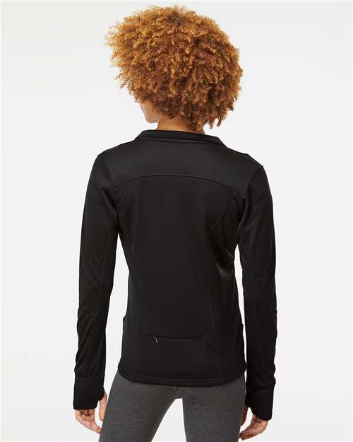 Black Women's Poly-Tech Full-Zip Track Jacket - EXP60PAZ
