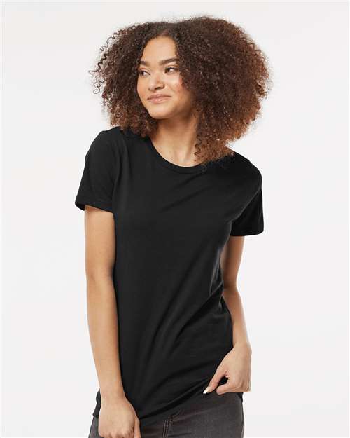 Black Women's Premium Cotton T-Shirt - 516