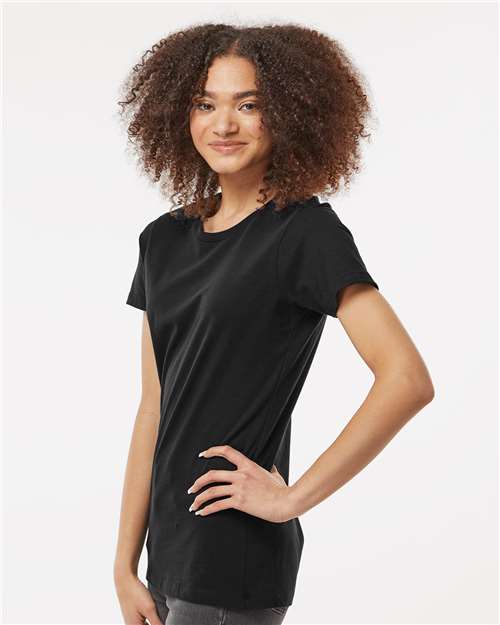 Black Women's Premium Cotton T-Shirt - 516