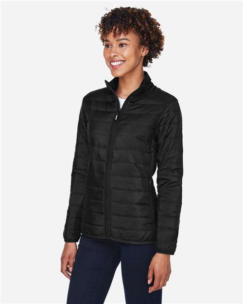 Black Women's Prevail Packable Puffer Jacket - CE700W