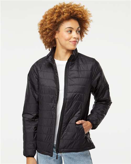 Black Women's Puffer Jacket - EXP200PFZ