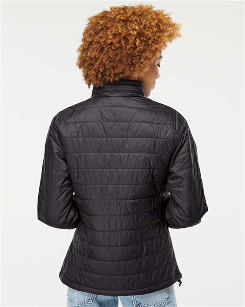 Black Women's Puffer Jacket - EXP200PFZ
