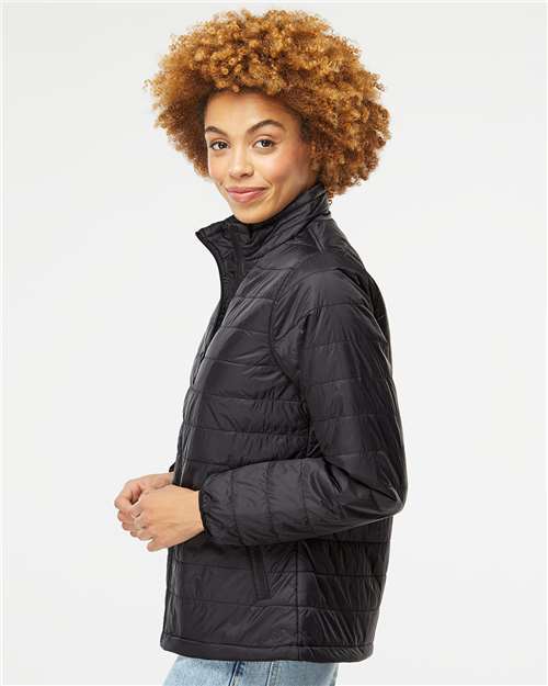 Black Women's Puffer Jacket - EXP200PFZ
