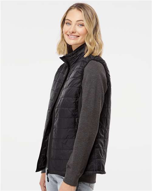 Black Women's Puffer Vest - EXP220PFV