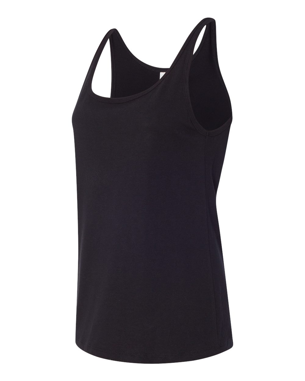 Black Women’s Relaxed Jersey Tank - 6488