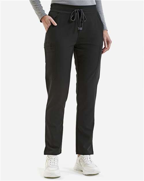 Black Women's Relentless Stretch Cargo Scrub Pants - NN600