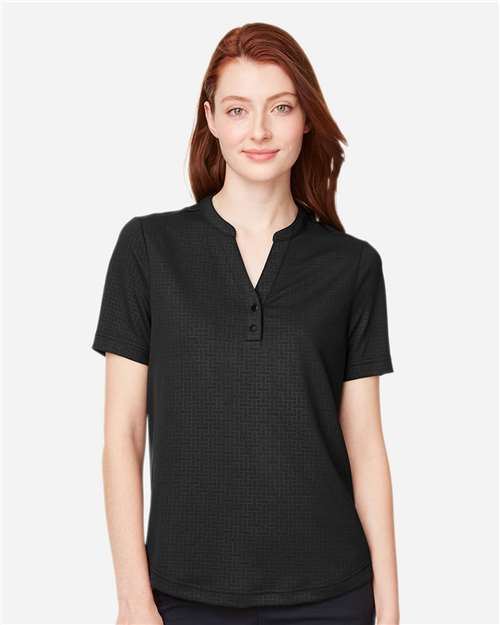 Black Women's Replay Recycled Polo - NE102W
