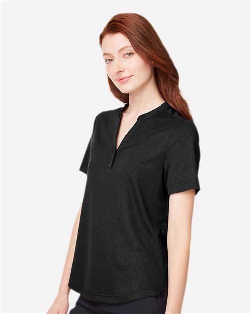 Black Women's Replay Recycled Polo - NE102W