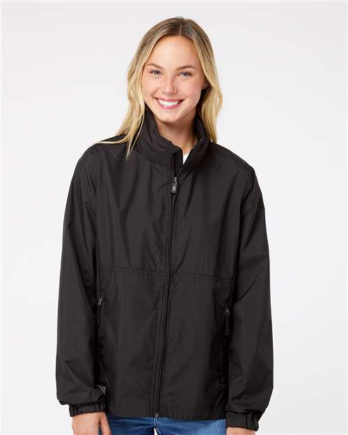 Black Women's Riley Packable Jacket - 9403