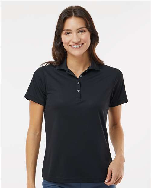 Black Women's Saratoga Performance Mini Mesh Polo - 104