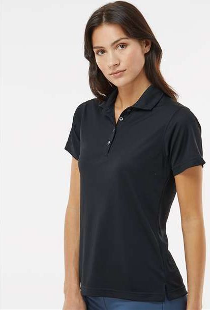 Black Women's Saratoga Performance Mini Mesh Polo - 104