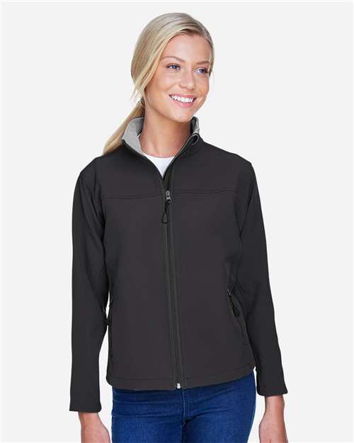 Black Women's Soft Shell Jacket - D995W