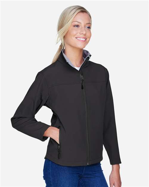 Black Women's Soft Shell Jacket - D995W