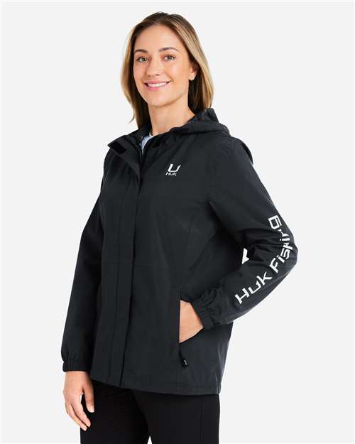 Black Women's Storm Rain Jacket - H640027