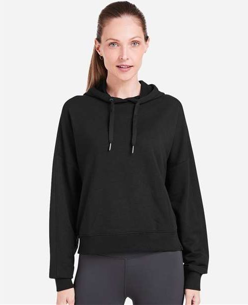 Black Women's Studio Hooded Fleece - TW913