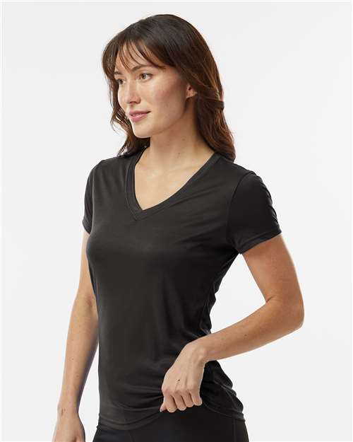 Black Women's Vera V-Neck T-Shirt - 203