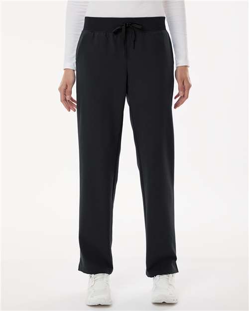 Black Women's Xenos Essential Knit-Waist Scrub Pants - W20001