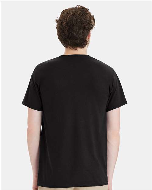 Black Workwear Pocket T-Shirt - W110