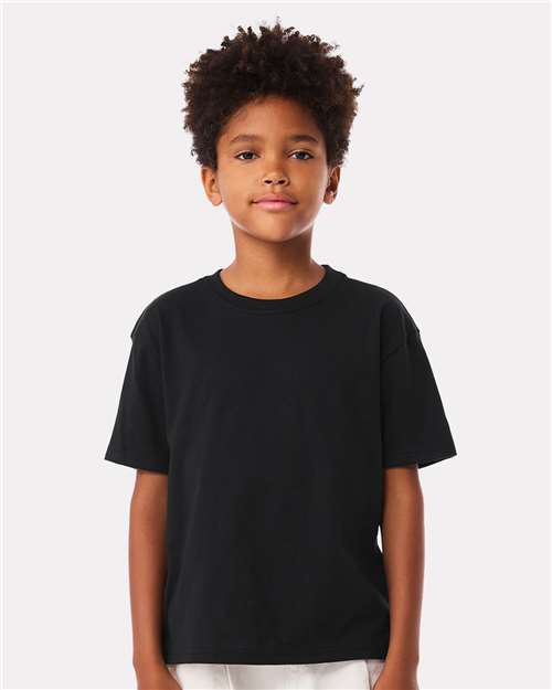 Black Youth 6oz. Heavyweight Tee - 3010Y