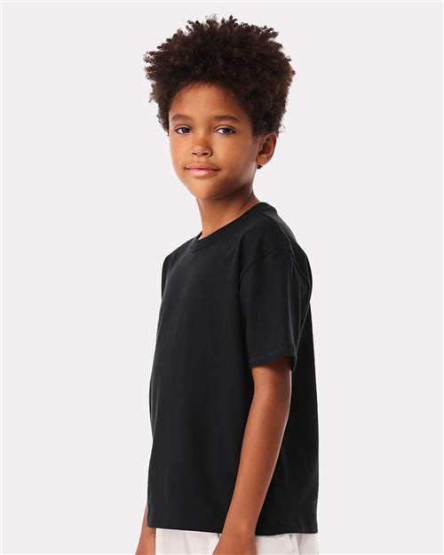 Black Youth 6oz. Heavyweight Tee - 3010Y
