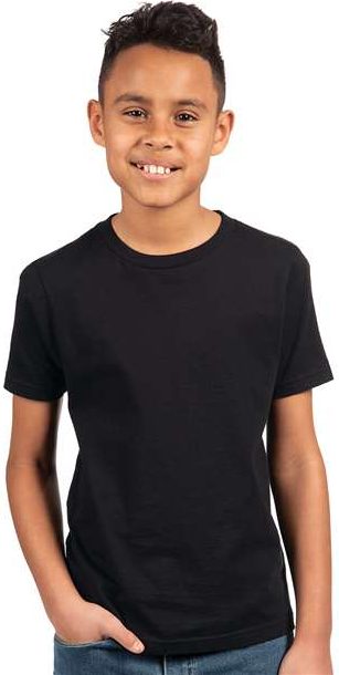 Black Youth Cotton T-Shirt - 3310