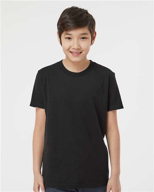 Black Youth Fine Jersey T-Shirt - 235