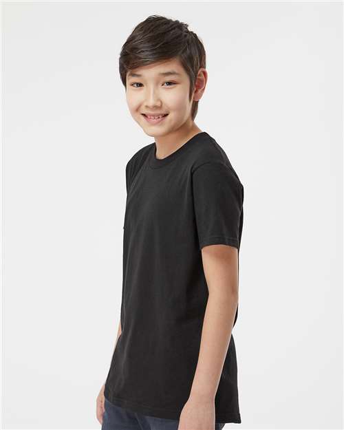 Black Youth Fine Jersey T-Shirt - 235