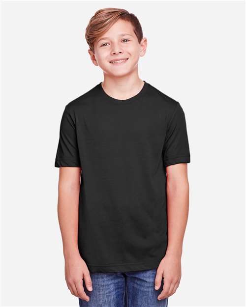 Black Youth Fusion ChromaSoft™ Performance T-Shirt - CE111Y
