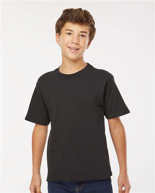 Black Youth Gold Soft Touch T-Shirt - 4850