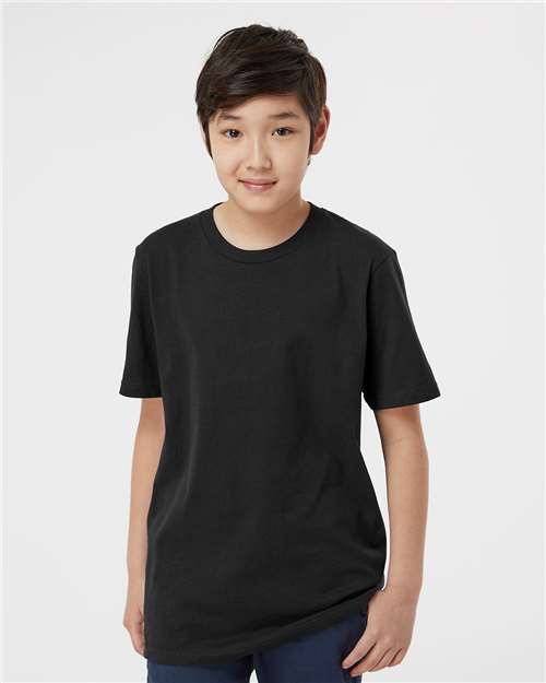 Black Youth Heavyweight Jersey T-Shirt - 295
