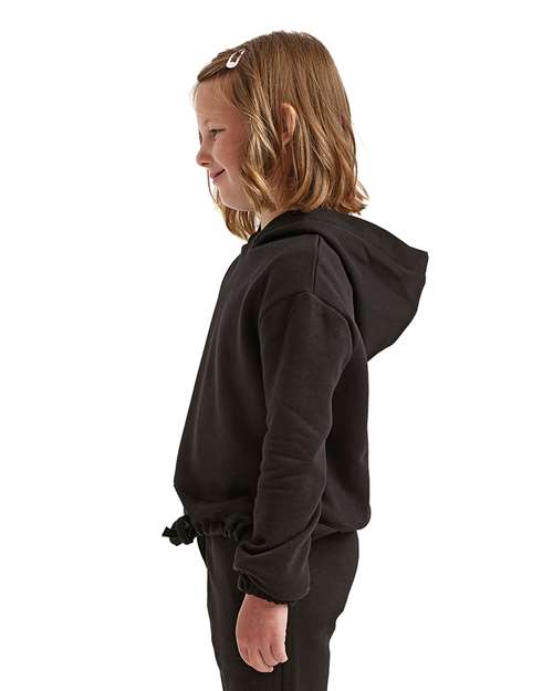Black Youth Maria Hooded Sweatshirt - TD85B