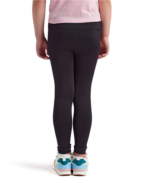 Black Youth Recycled Performance Legging - TD31B