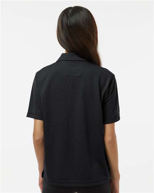Black Youth Saratoga Performance Mini Mesh Polo - 108Y