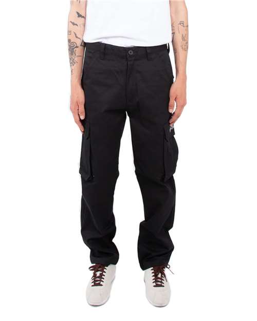 Black_42 Twill Cargo Pants - SHSPCP