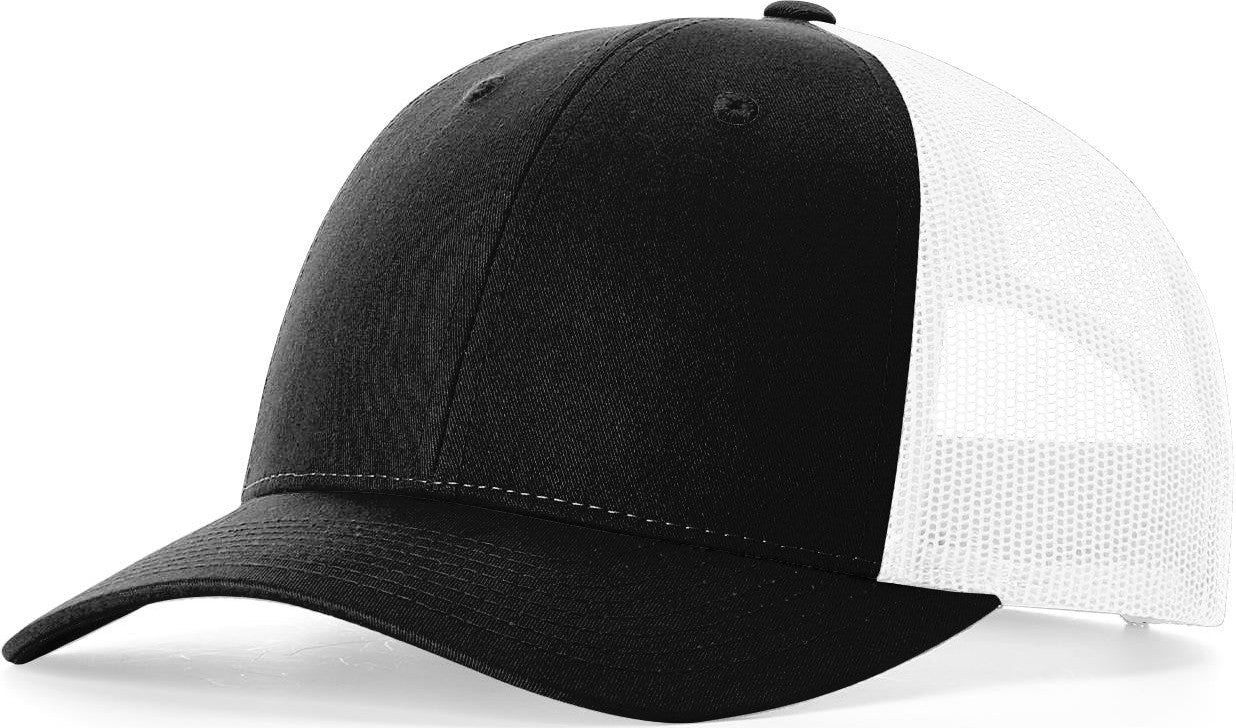 Black/White Low Pro Trucker grouped