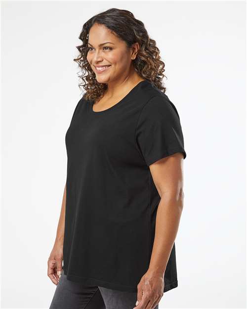 Blended Black Curvy Collection Women's Fine Jersey Tee - 3816
