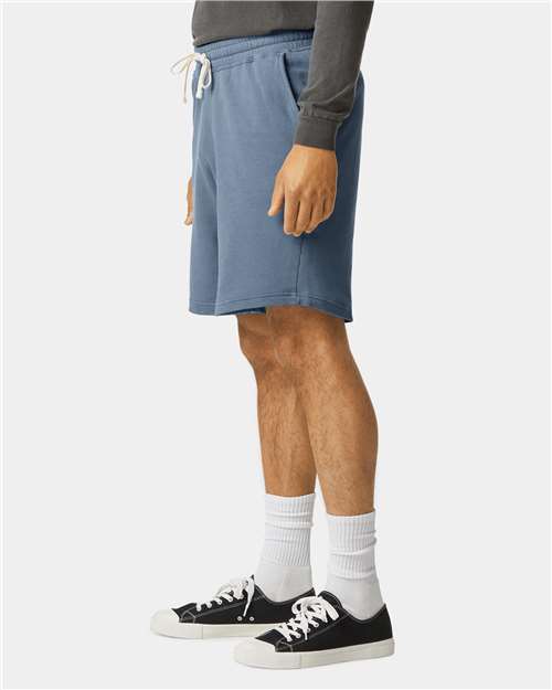 Blue Jean Garment-Dyed Lightweight Fleece Sweat Shorts - 1468