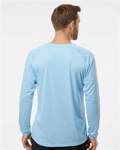 Blue Mist Long Islander Performance Long Sleeve T-Shirt - 210