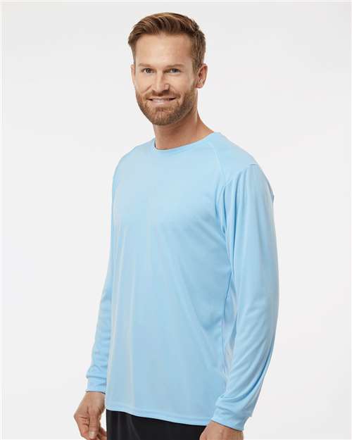 Blue Mist Long Islander Performance Long Sleeve T-Shirt - 210