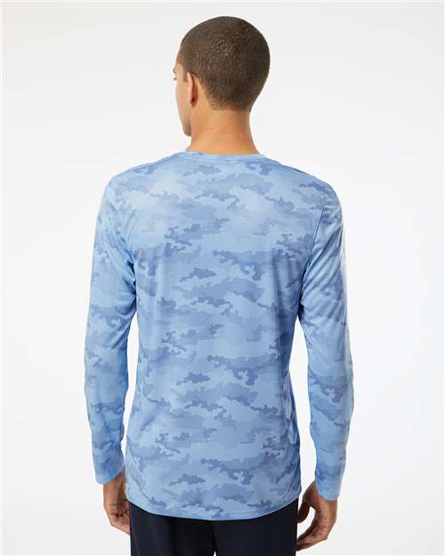 Blue Mist Pompano Performance Camo Long Sleeve T-Shirt - 217