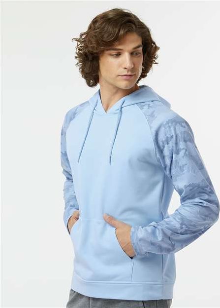 Blue Mist Tahoe Camo Fleece Hooded Sweatshirt - 306