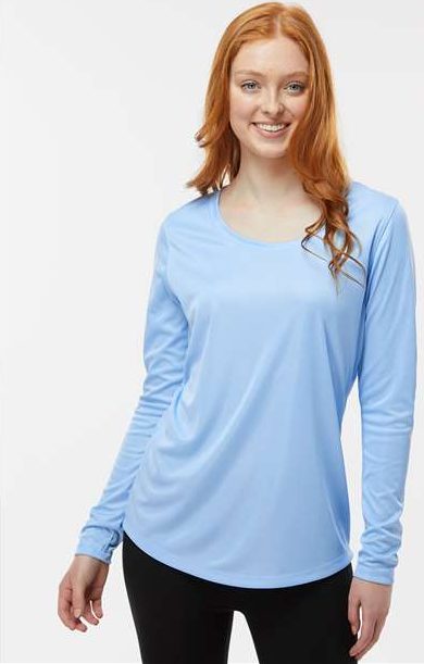 Blue Mist Women's Long Islander Performance Long Sleeve T-Shirt - 214