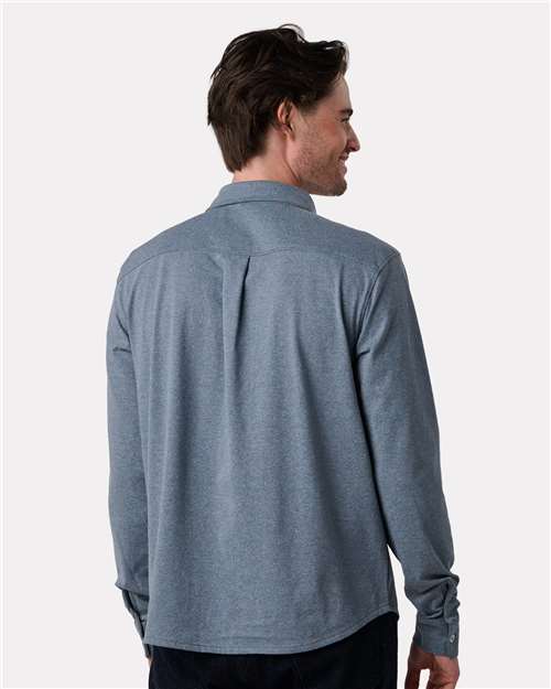 Blue Rainbow Eco Button Down Shirt - EC650