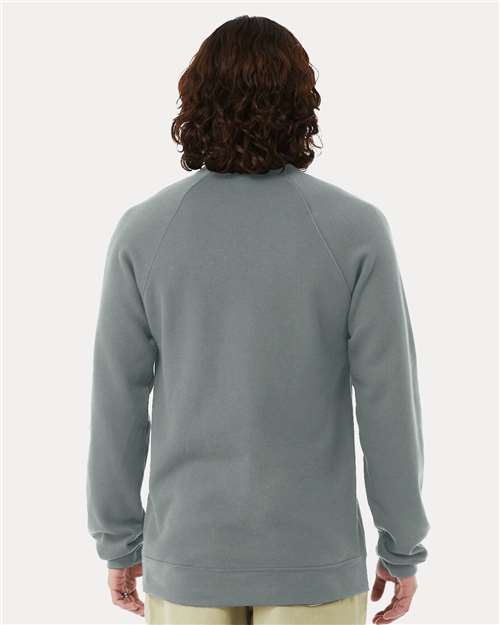 Blue Storm Sponge Fleece Raglan Crewneck Sweatshirt - 3901