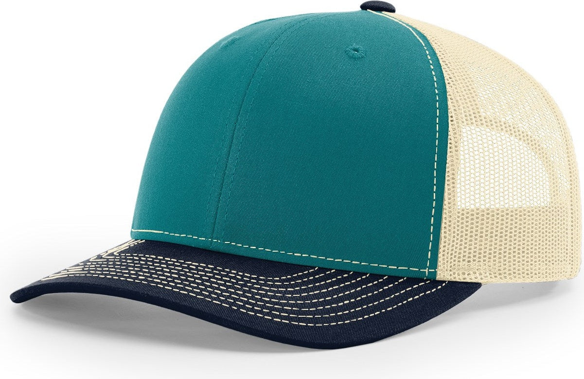 Blue Teal/Birch/Navy Trucker