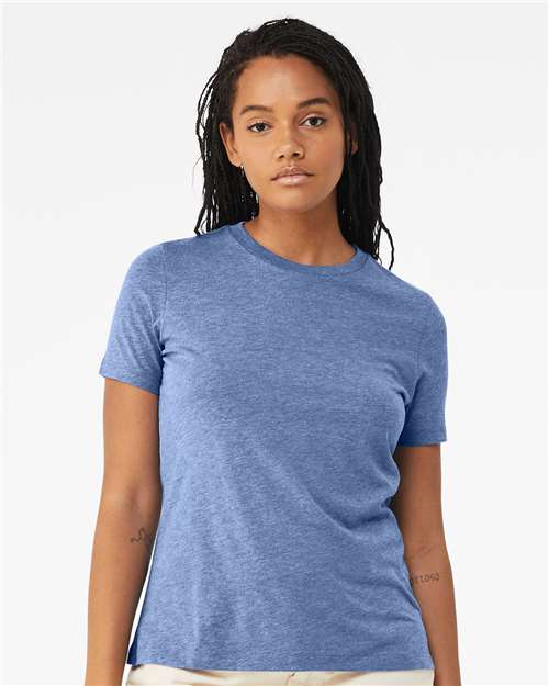 Blue Triblend Women’s Relaxed Fit Triblend Tee - 6413