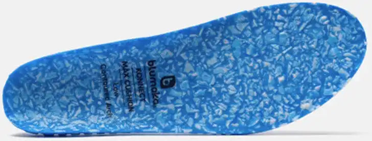 Blumaka Nonslip Konnect Max Cushion-low Contoured Arch Insoles - Blue